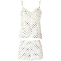 Ensembles de pyjama Brigitte Bardot Top + Short ivoire Amusette
