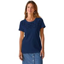 T-shirt Daxon by - Tee-shirt fantaisie brodé et ajouré