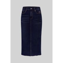 Jupes midi Enorsia Denim Midi Skirt With Embroidery Details