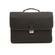 Porte document Francinel Porte document Toile et cuir 2 soufflets 8052