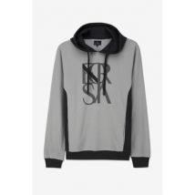 Pull Enorsia Sweat à capuche imprimé flocké