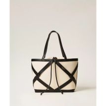 Sac Bandouliere Twin Set BORSA SHOPPER IN CANVAS Art. 261TB7271