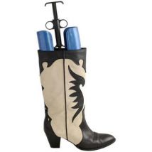 Bottes à talon Toral Bottes western en cuir blanches