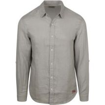 Chemise Scotch & Soda Core Chemise de Lin Gris
