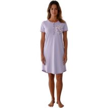Chemises de nuit Daxon by - Chemise de nuit liquette courte