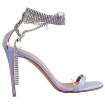 Sandales à talon Amina Muaddi Talons bleus