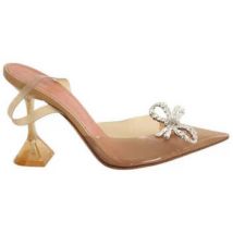 Chaussures escarpins Amina Muaddi Talons beiges