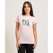 T-shirt Yes Zee T-shirt femme en coton avec imprimé