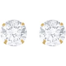 Boucles oreilles Brillaxis Boucles d'oreilles puces oxydes or jaune 18 carats