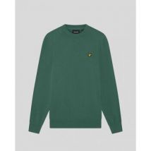 Pull Lyle & Scott KN2136V COTTON CREW-W130 EVERGLADE