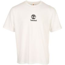 T-shirt Timberland Print Stack Logo Short White