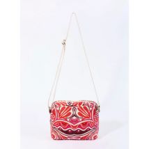 Sac Bandouliere La Fiancee Du Mekong Petit sac rectangulaire en coton imprimé BERTA