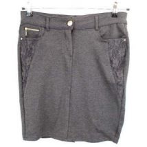 Jupes courtes Luizacco Jupe Taille 40 / L Gris
