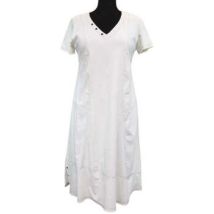 Robes midi Jean Delfin Robe Taille 40 / L Blanc