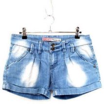 Short Revers Jeans Short Taille 38 / M Bleu