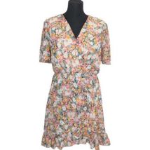 Robe courte Flamant Rose Robe Taille 36 / S Rose