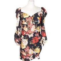 Robe courte Boohoo Robe Taille 32 / XXS Noir