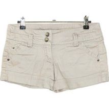 Short Bershka Short/Bermuda Taille 32 / XXS Beige
