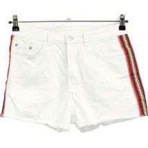 Short Stradivarius Short/Bermuda Taille 40 / L Blanc