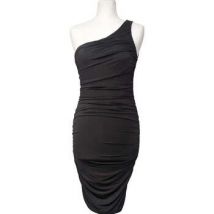 Robe courte Stradivarius Robe Taille 36 / S Noir