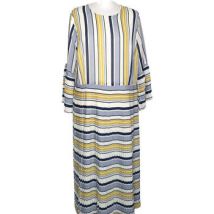 Robe Lost Ink Robe Taille 48 / XXXL Blanc