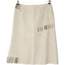 Jupes midi Lewinger Jupe Taille 42 / XL Beige
