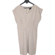 Robe courte New Collection Robe Taille 40 / L Beige
