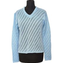 Pull Folia Pull/Gilet Taille 38 / M Bleu