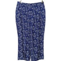 Pantalon La Femme Moderne Pantalon/Pantacourt Taille 50 / 4XL Bleu