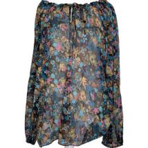 Blouses Blancheporte Chemise/Blouse Taille 46 / XXXL Bleu