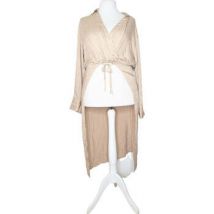 Blouses Na-Kd Robe Taille 42 / XL Beige