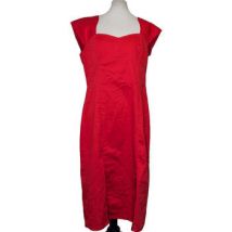 Robes midi London Robe midi Taille 44 / XXL Rouge