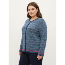 Gilet Afibel Gilet / Cardigan Taille 42 / XL Bleu