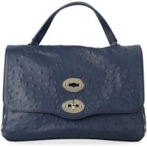 Sac Zanellato Sac Cactus S en cuir bleu