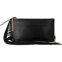 Pochette Elisabetta Franchi Sac cuir nappa noir