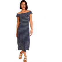 Robes midi Selmark Robe estivale mi-longue encolure bateau COMPLEMENTOS