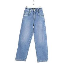 Jeans larges Msgm Jean droit en coton bleu