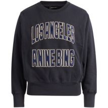 Sweatshirts Anine Bing Sweat-shirt en coton mélangé bleu