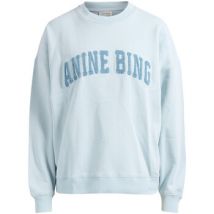 Sweatshirts Anine Bing Sweat-shirt en coton bleu clair
