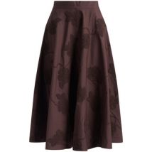 Jupes midi Rotate Jupe coton marron