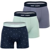 Caleçons Happy Shorts Homme Caleçon Paquet de 3