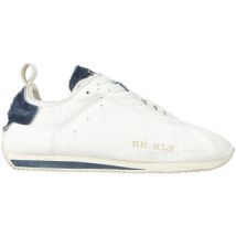 Baskets basses Nine An Half Sneaker Fishkat in suede bianca e blu