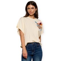 T-shirt Minueto Top Scilla - Ecru