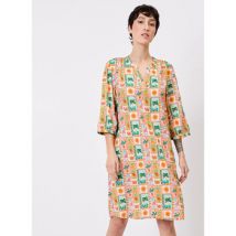 Robe courte La Fiancee Du Mekong Robe ample imprimée fluide manches 3/4 OLYMPE
