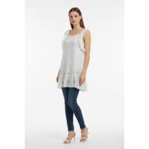 Tunique Christelle Robe courte Taille 36 / S Blanc