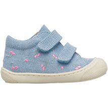 Baskets basses enfant Naturino Chaussures premiers pas en tissu COCOON VL EMBR.CHERRY