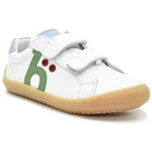 Baskets basses enfant benjie Elm logo Barefoot Jeune enfant Blanc Vert