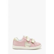 Baskets basses enfant benjie Montreux velcro Jeune enfant Rose Recycled canvas
