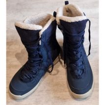 Bottes neige Quechua Bottes de neige chaudes et imperméables bleu marine / après ski