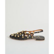 Sandales plates Vincent Vega Sandales femme avec motif bijoux